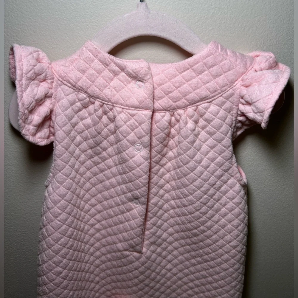 Limonada Pink and White Baby Girl Two Piece Jumpsuit Set Size 9 Months - Picture 2 of 11